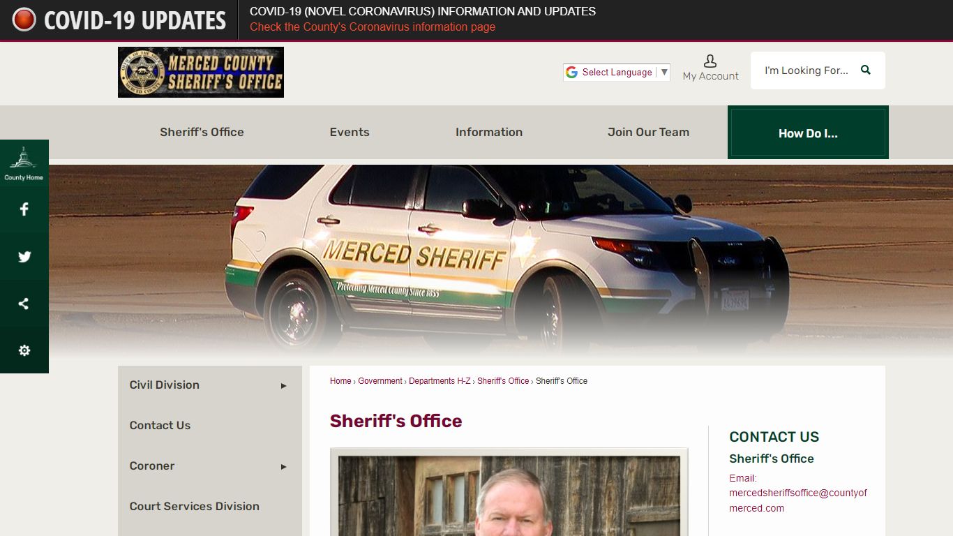 Sheriff's Office | Merced County, CA - Official Website